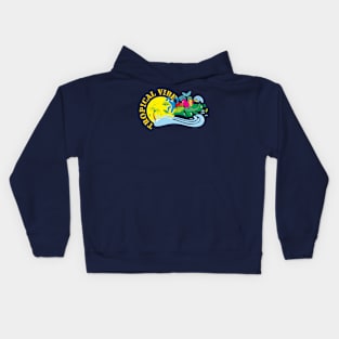 Tropical Vibes in Summer Kids Hoodie